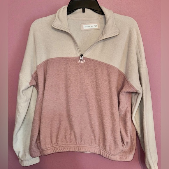 abercrombie kids Other - Abercrombie Kids Soft Pink Fleece Top